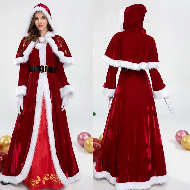 Cosima - Mrs. Claus Weihnachtskostüm Kleid