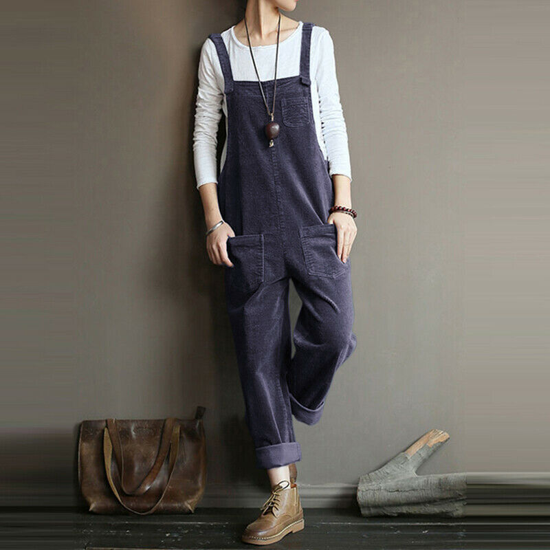 BLAKELY Retro-Stil Cord-Overall