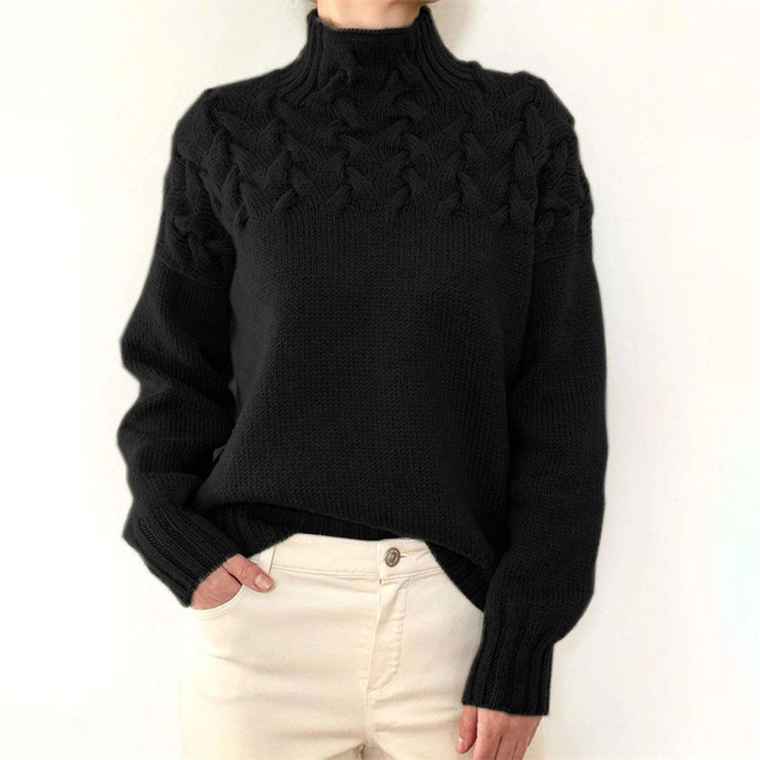 SANSA - Eleganter Pullover mit Rollkragen