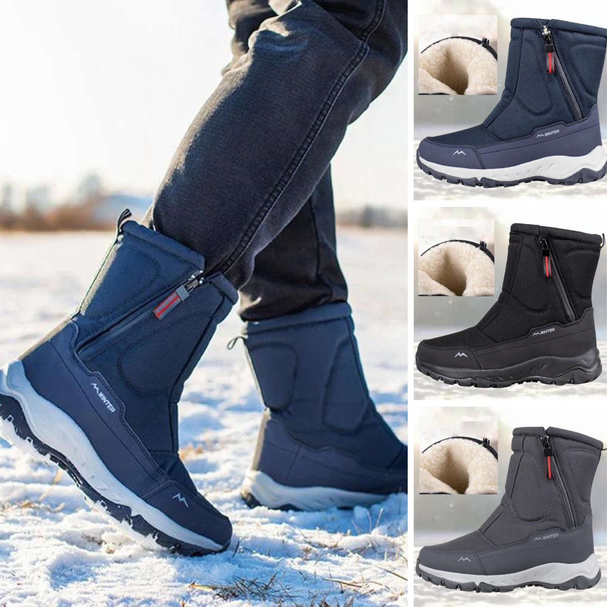 Lexer - Die besten modischen Mesh Mid-Calf Schneestiefel