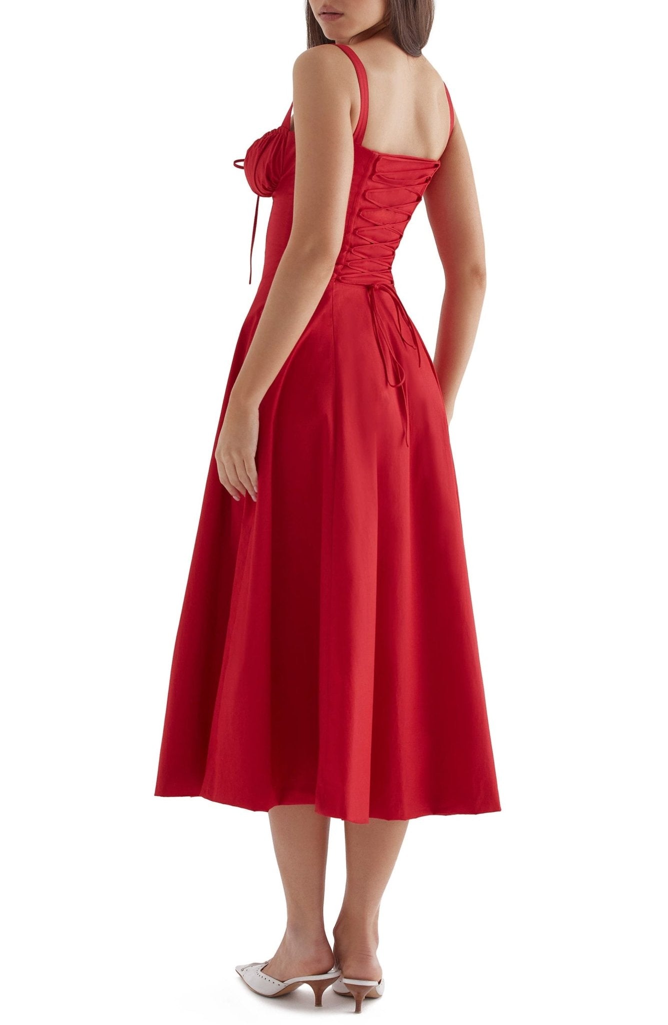 Holly - Elegantes Blumenkleid mit geformter Taille