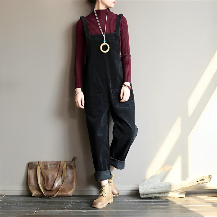 BLAKELY Retro-Stil Cord-Overall