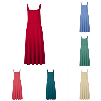 Gale - Lässiges Kleid mit Camisole-Trägern