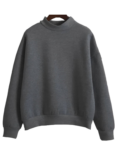 Damen-Sweatshirt mit Rundhalsausschnitt - TOMIE