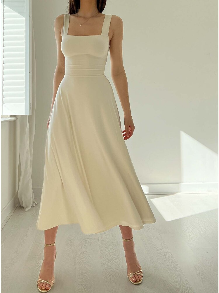 Gale - Lässiges Kleid mit Camisole-Trägern