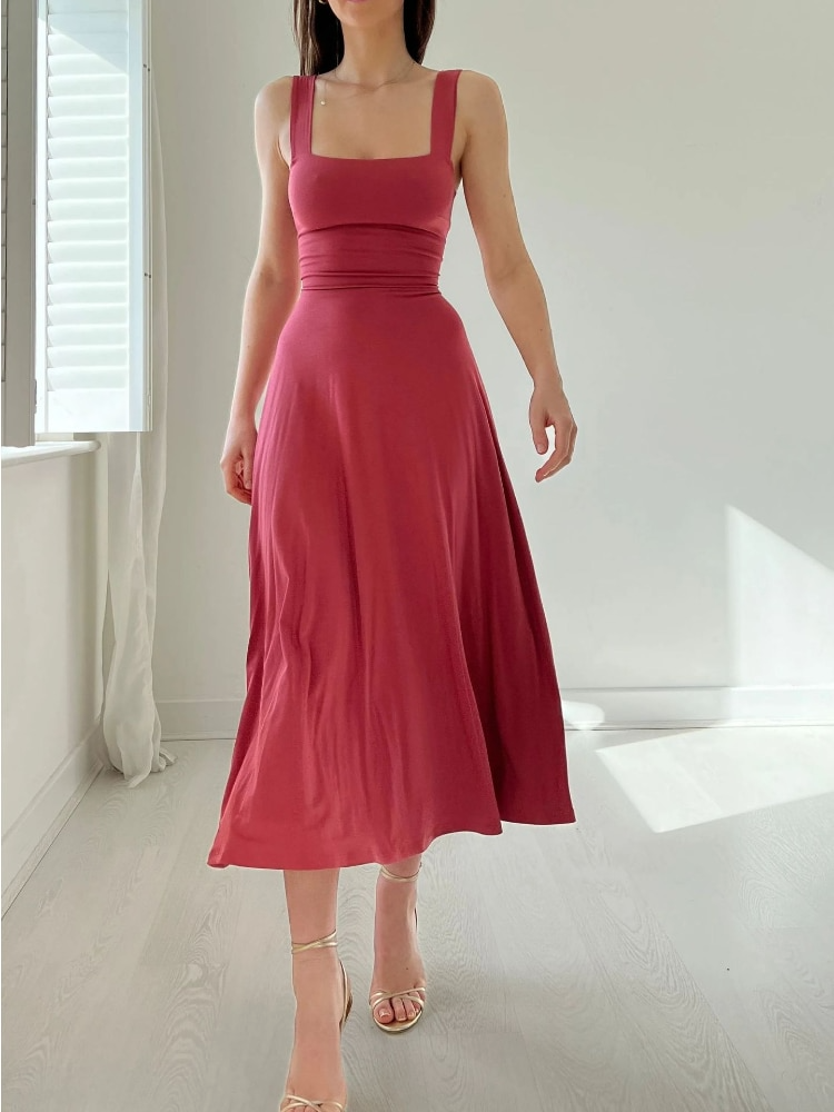 Gale - Lässiges Kleid mit Camisole-Trägern