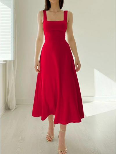 Gale - Lässiges Kleid mit Camisole-Trägern