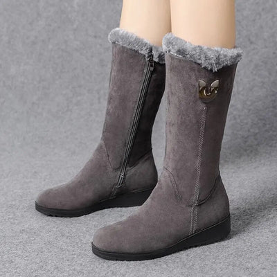 Emilia - Die bequemsten Hoher Pelz Warme Winterstiefel